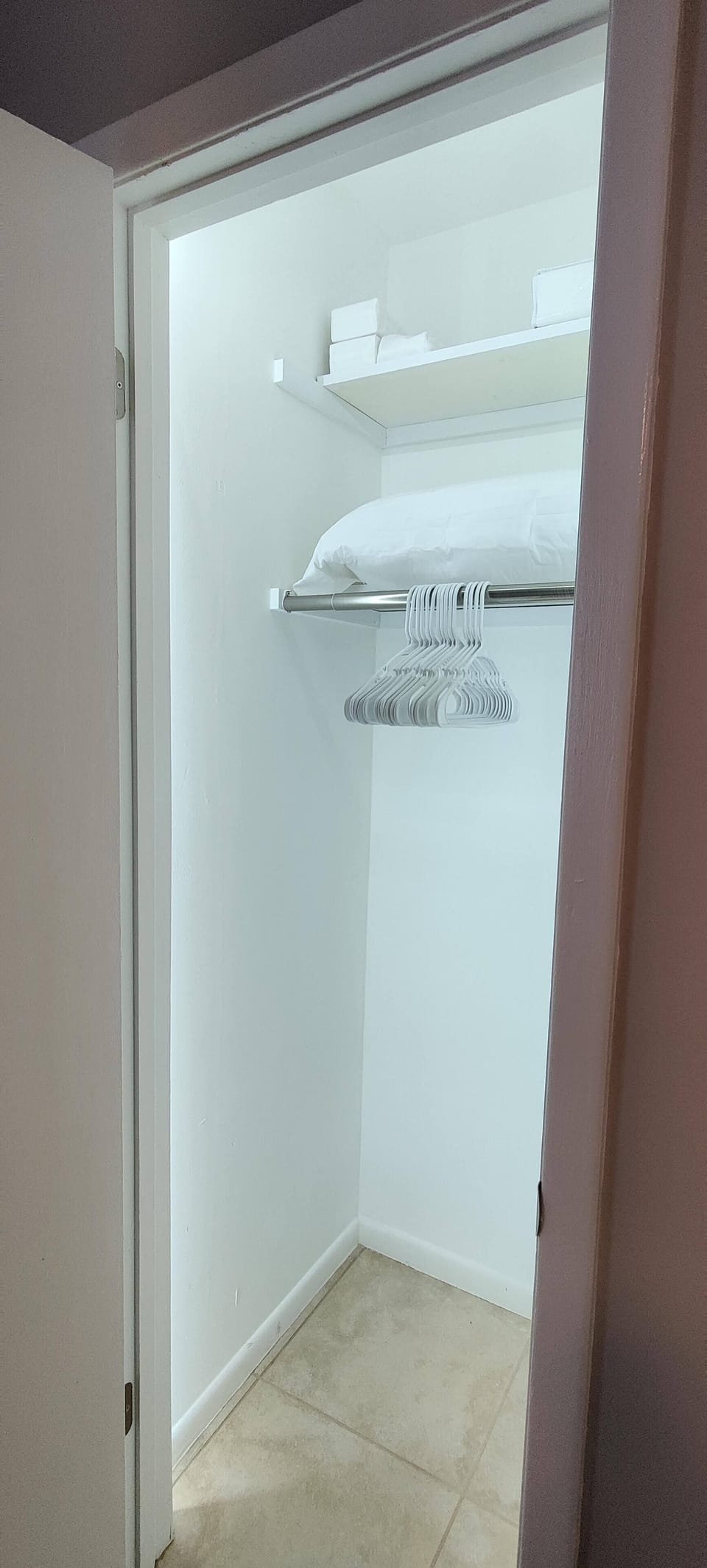 Master Bedroom Closet with LED Lighting 