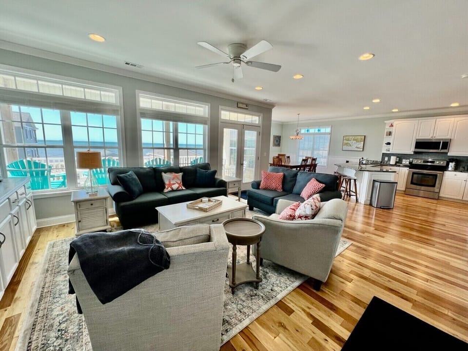 OCEAN VIEW upper level family room