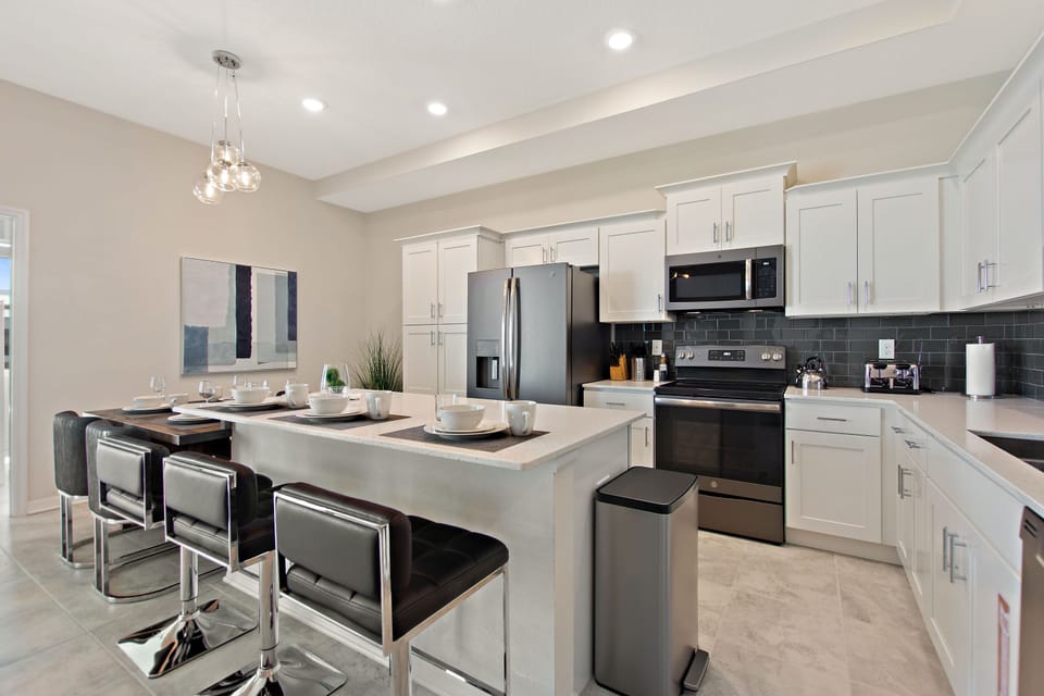 Modernized design and equipped with the best kitchen appliances you need for your stay