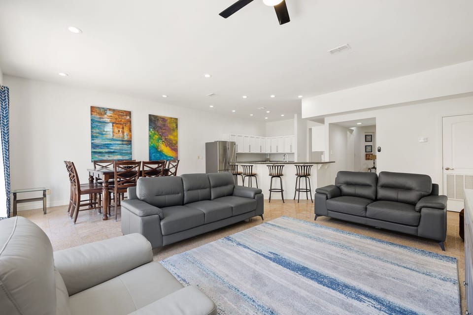 Spacious living area