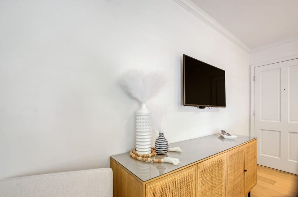 Enjoy some streaming from bed with the second 55` smart TV in the bedroom