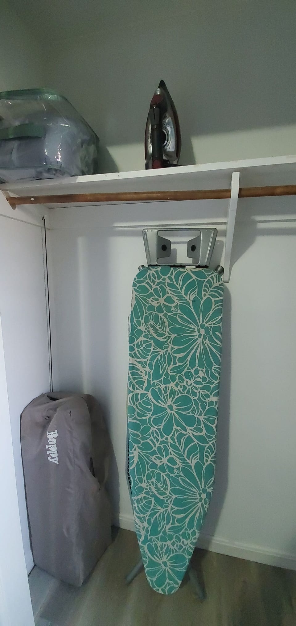 Iron, ironing board , pack n play and extra blankets 