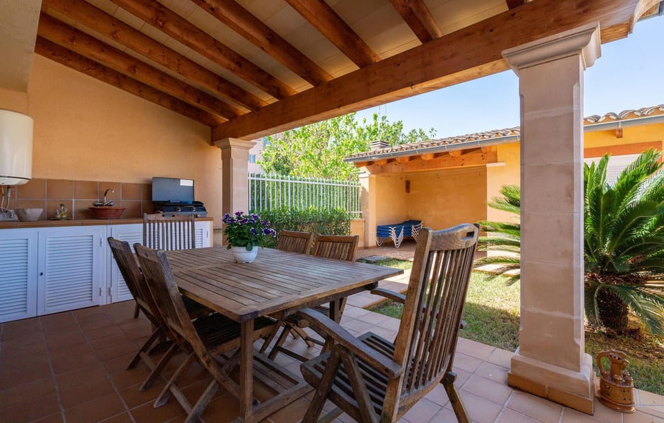 outside