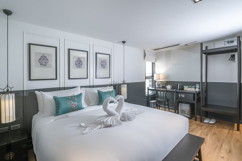 Deluxe Double Room | Minibar, in-room safe, desk, iron/ironing board (on request)