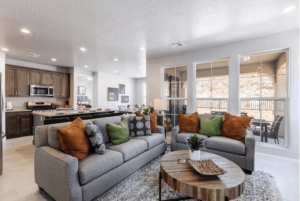 Townhome, 5 Bedrooms | Living area | TV