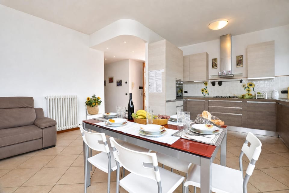 Kitchen and dining area