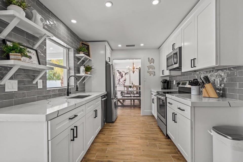 Kitchen with Stainless Steel Appliances