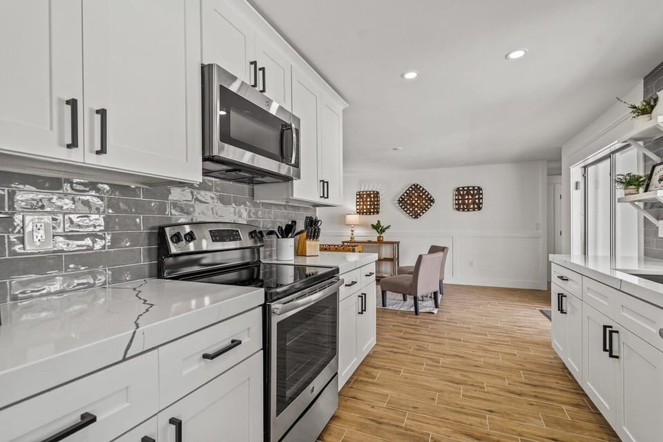 Kitchen with Stainless Steel Appliances