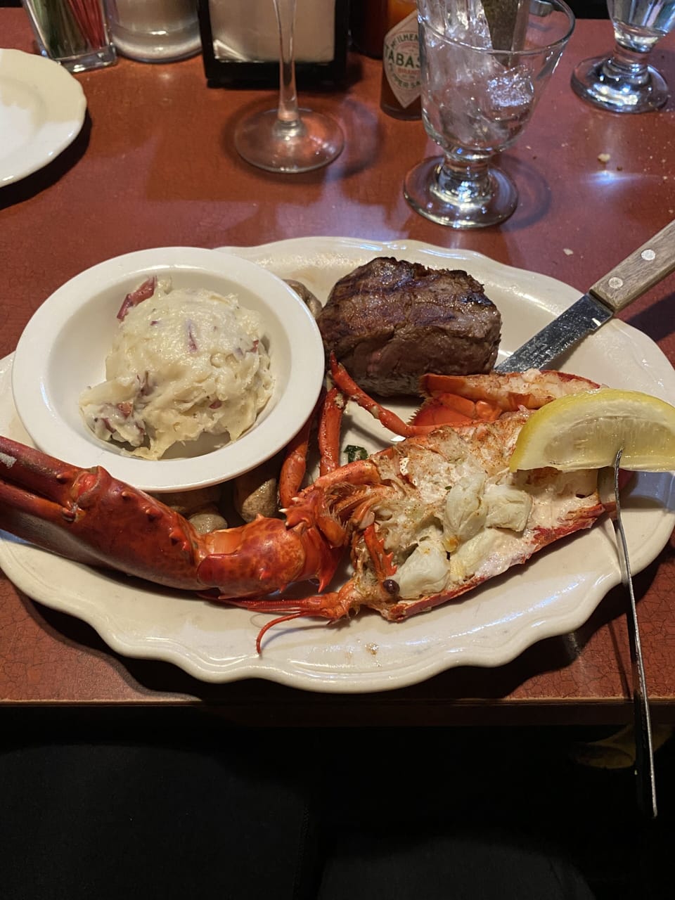 Lobster House, surf and turf!