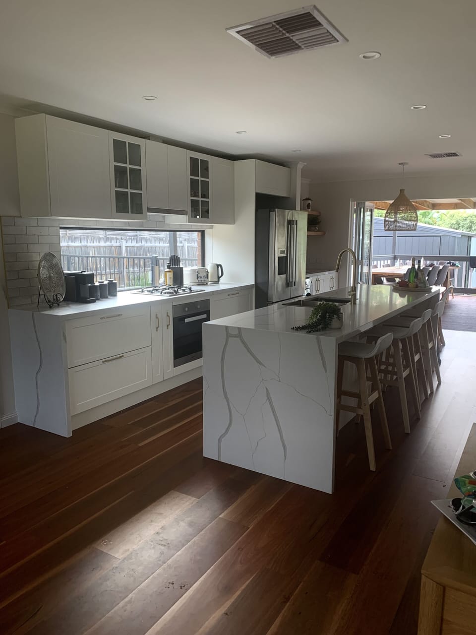 Kitchen with bench seating