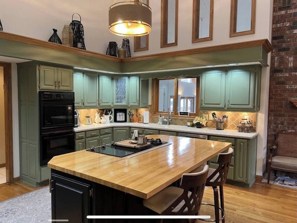 Chef's Kitchen Open to Dining Area