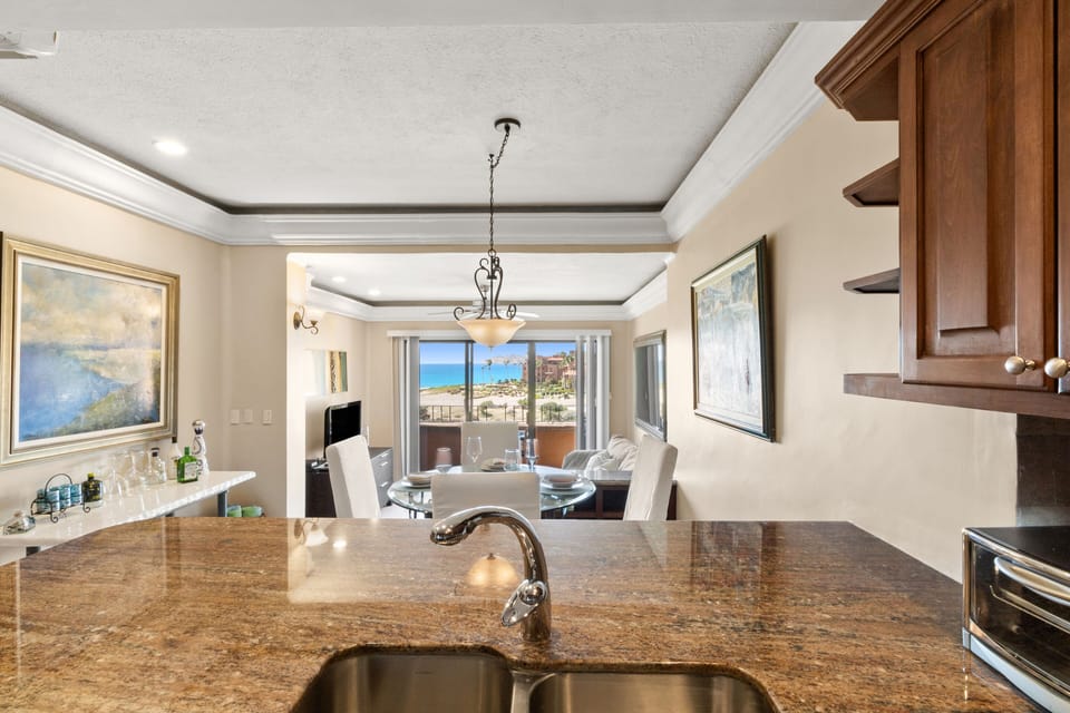 View from kitchen.