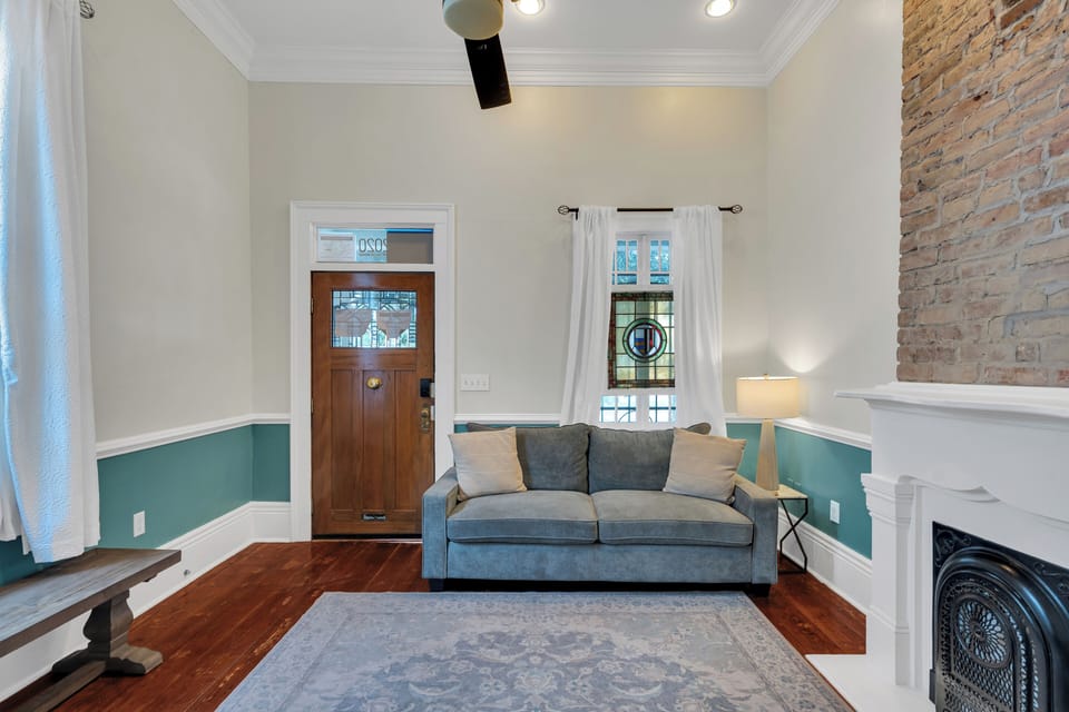 Stylish living space with modern comfort and cozy touches.