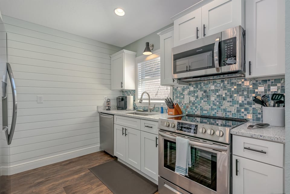 Fully Equipped Stainless Steel Kitchen