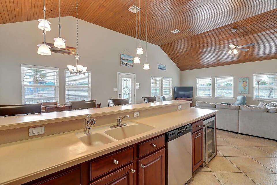 2nd Floor - Open-concept layout connecting the dining area to the kitchen