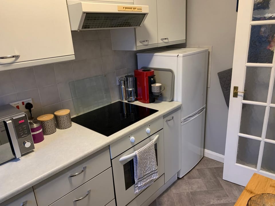 Apartment (1 Bedroom) | Private kitchen | Microwave, oven, electric kettle