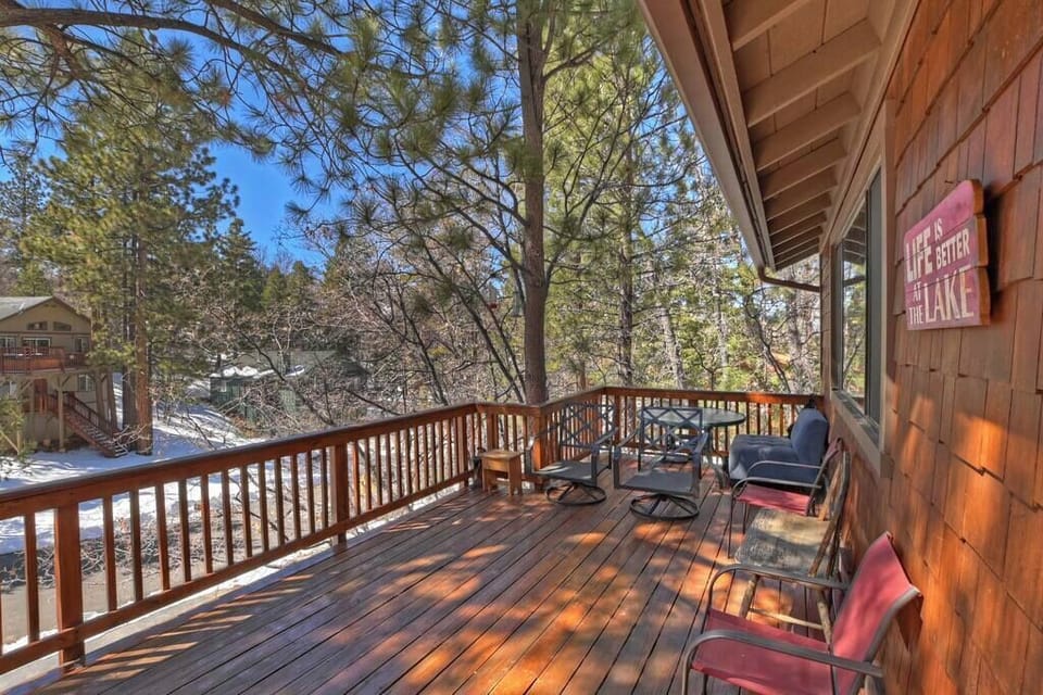 Front Deck view with seating area 