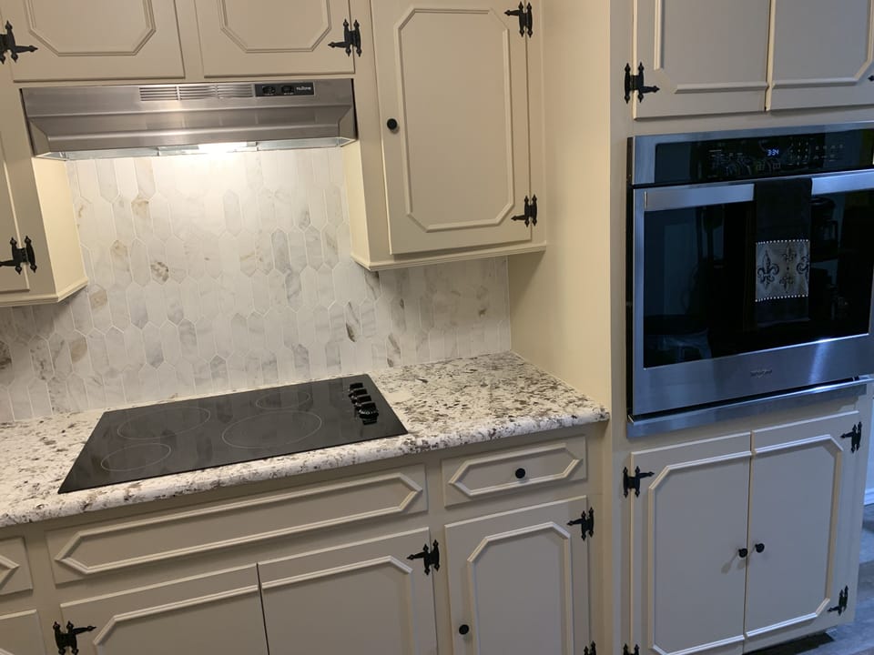 Kitchen view #2 with wall oven