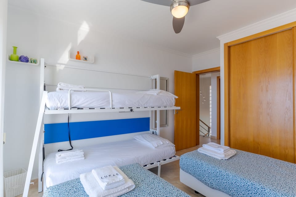 Luxury Villa, 3 Bedrooms, Private Pool, Sea View | 3 bedrooms, premium bedding, down comforters, individually decorated