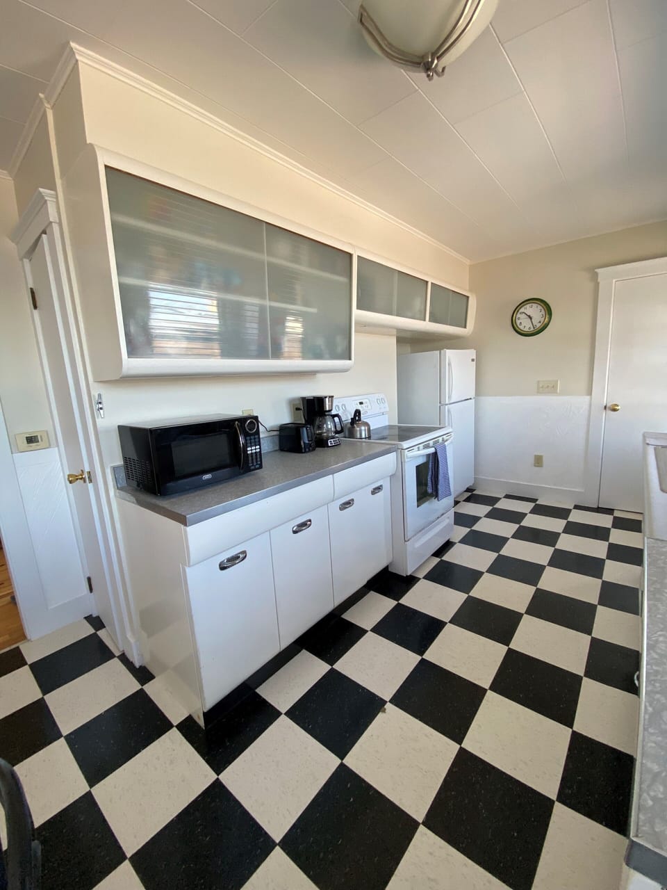 Fully stocked 1955 vintage kitchen in excellent condition 