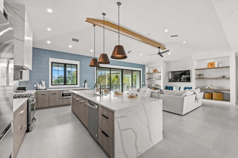 Kitchen - Open and Connected to Living Spaces