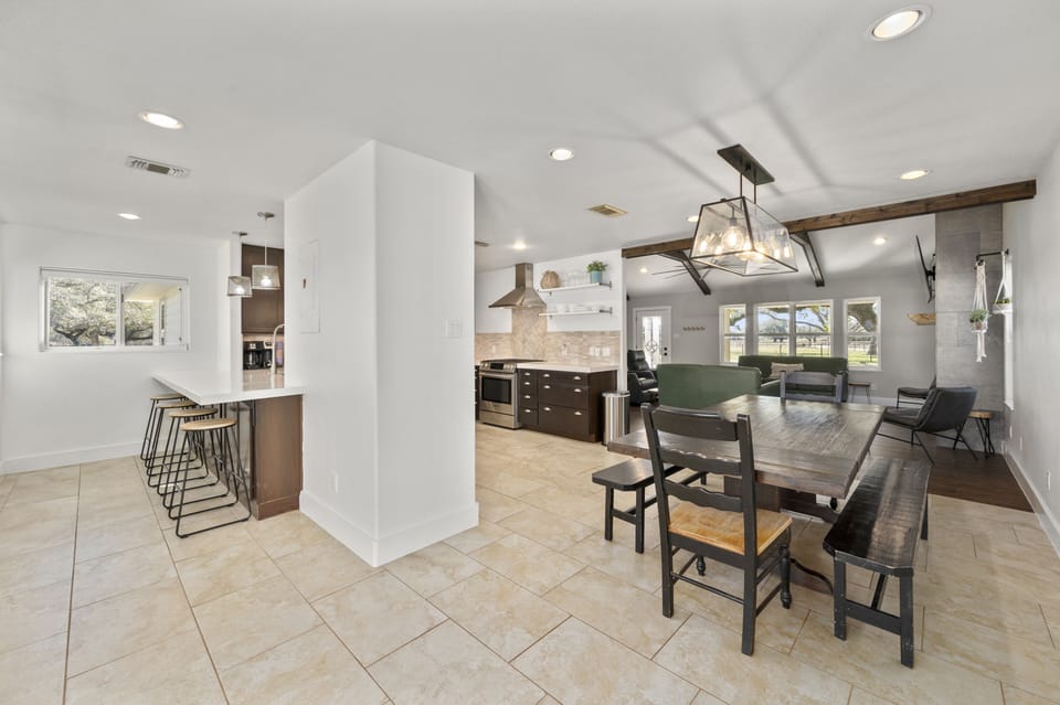 Dinning area / kitchen of main house