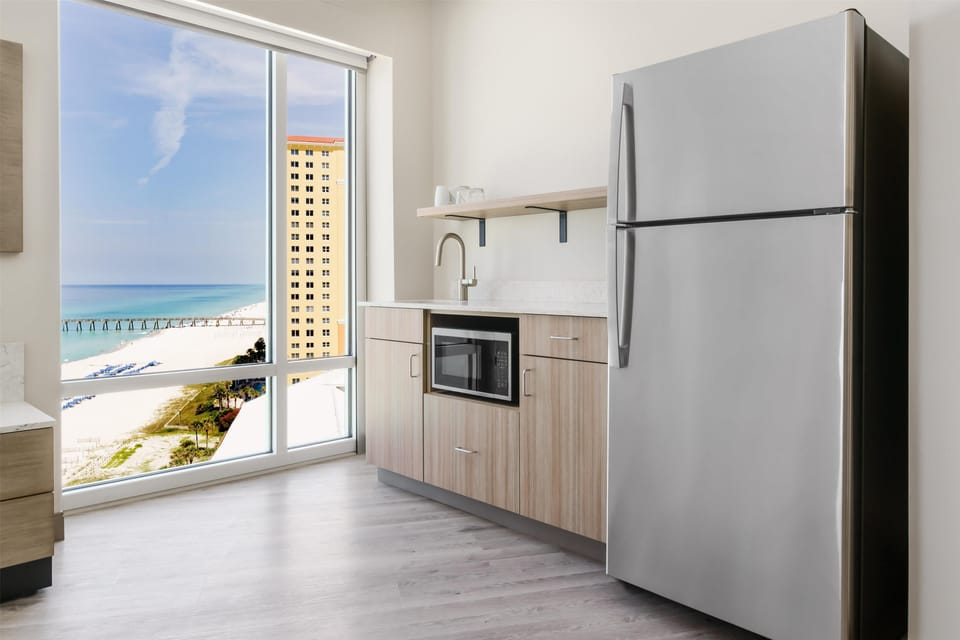 Suite, 1 King Bed with Sofa bed, Balcony (Gulf View, 1 Bedroom) | In-room safe, desk, laptop workspace, iron/ironing board
