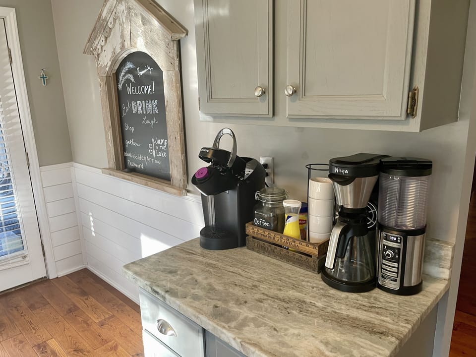 Coffee Station in Kitchen 