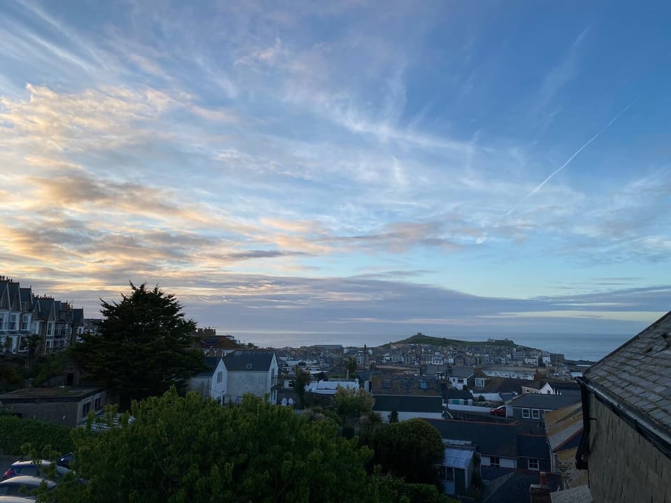 Dusk over the town