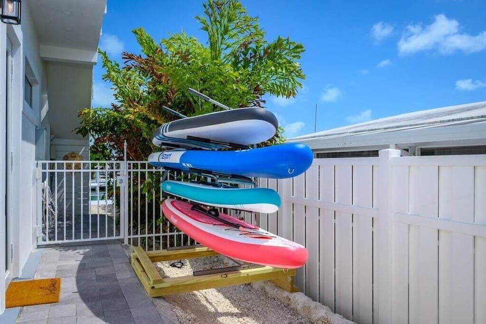 Paddleboards included