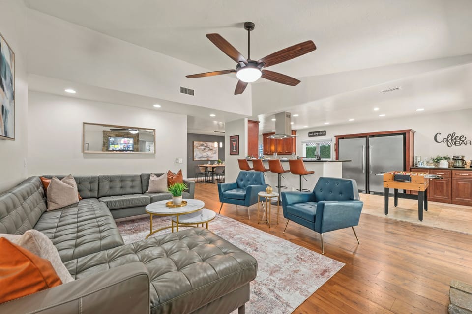 Open layouts and sight lines are the hallmark of this amazing space
