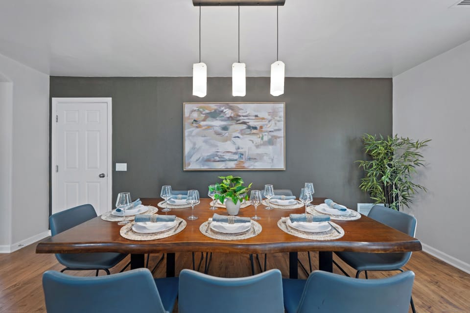 Dine in style at our luxury home
