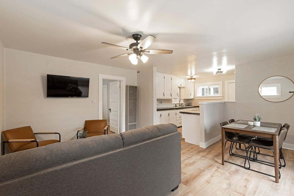 Living Area with view of Kitchen
