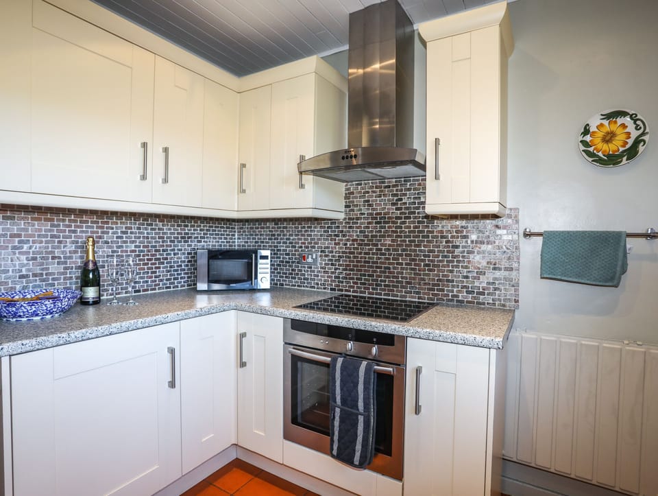Fridge, microwave, dishwasher, electric kettle