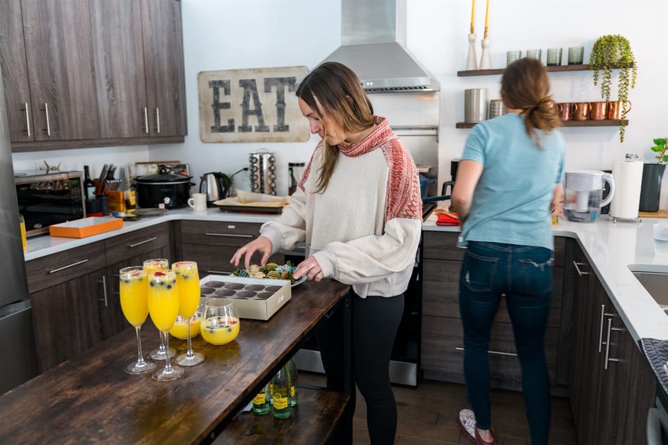 A kitchen with all you need to cook up gourmet meals.