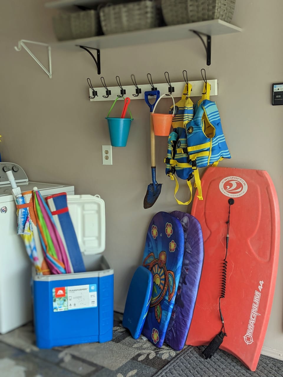 Beach toys available