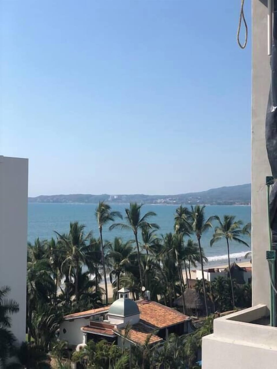 View out the front door