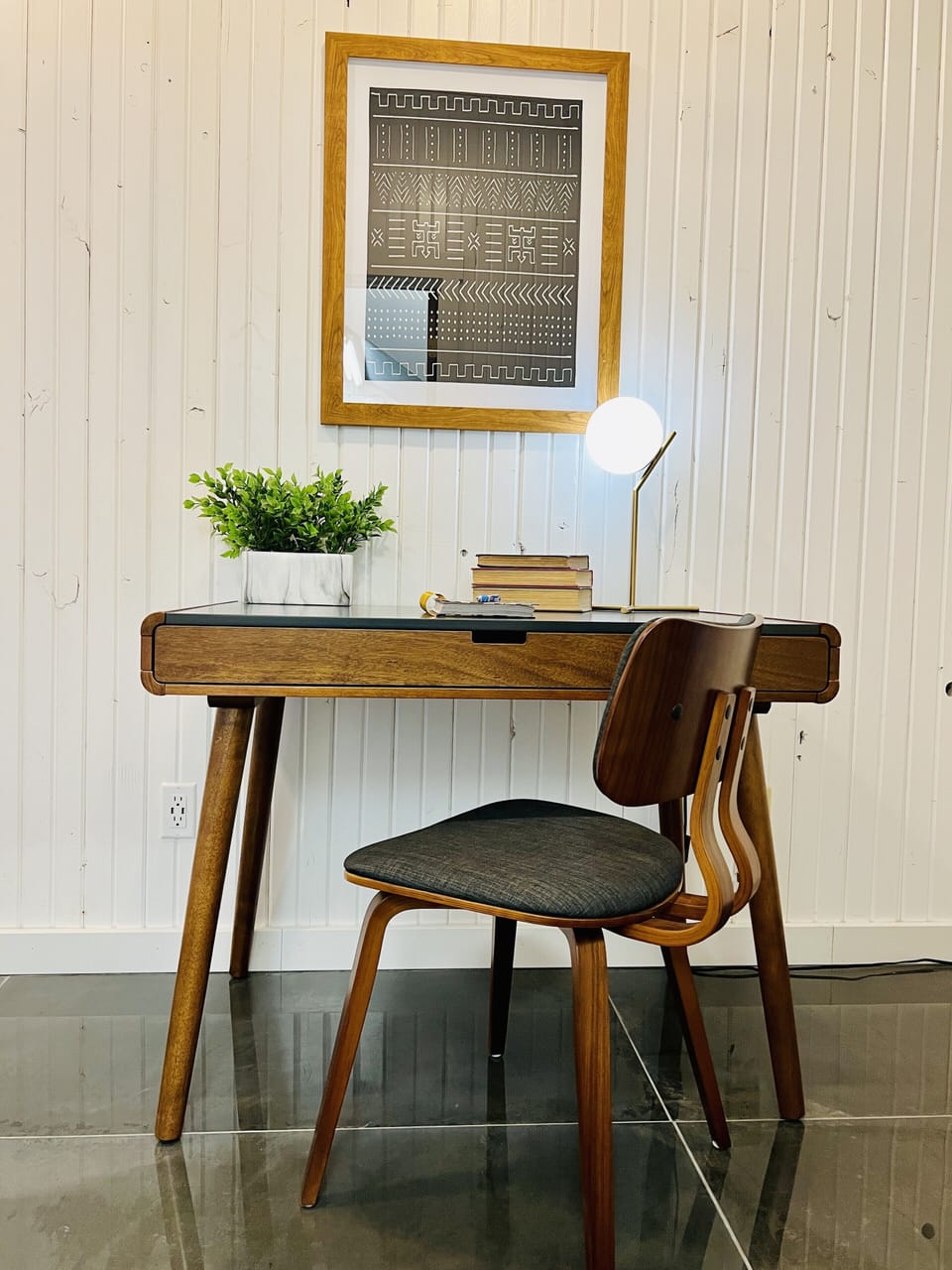 Private work space. 