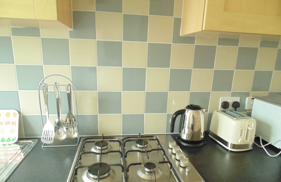 Ready...steady....cook. Don't forget we have a kettle and also a toaster.