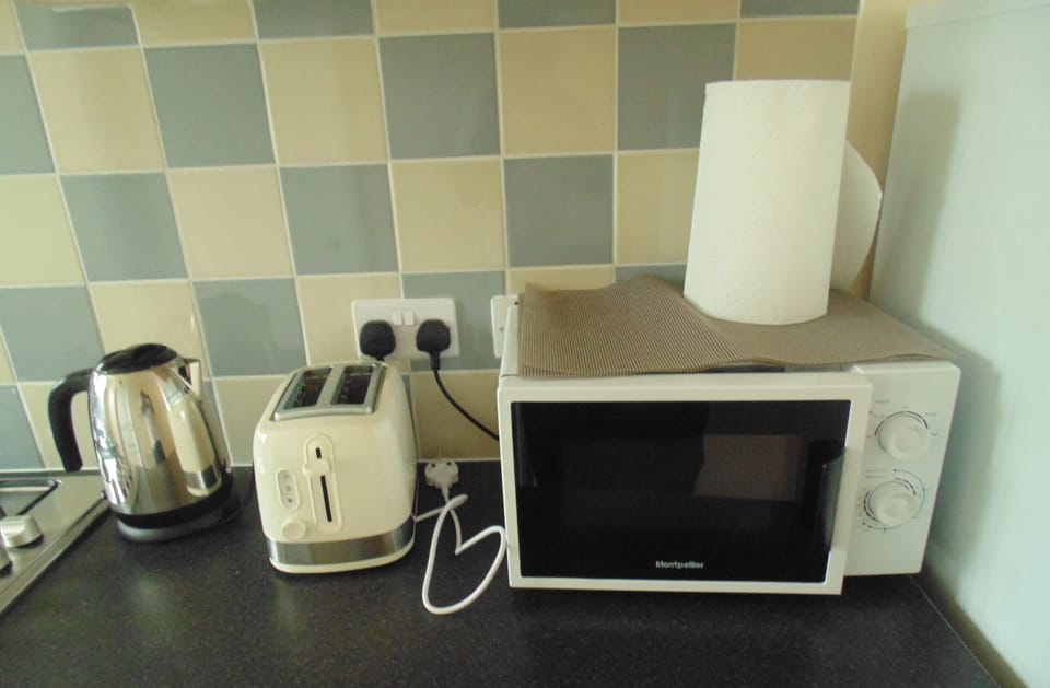 ...and a microwave