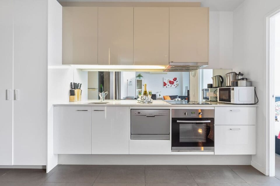 Kitchen - everything you need to cook meals.