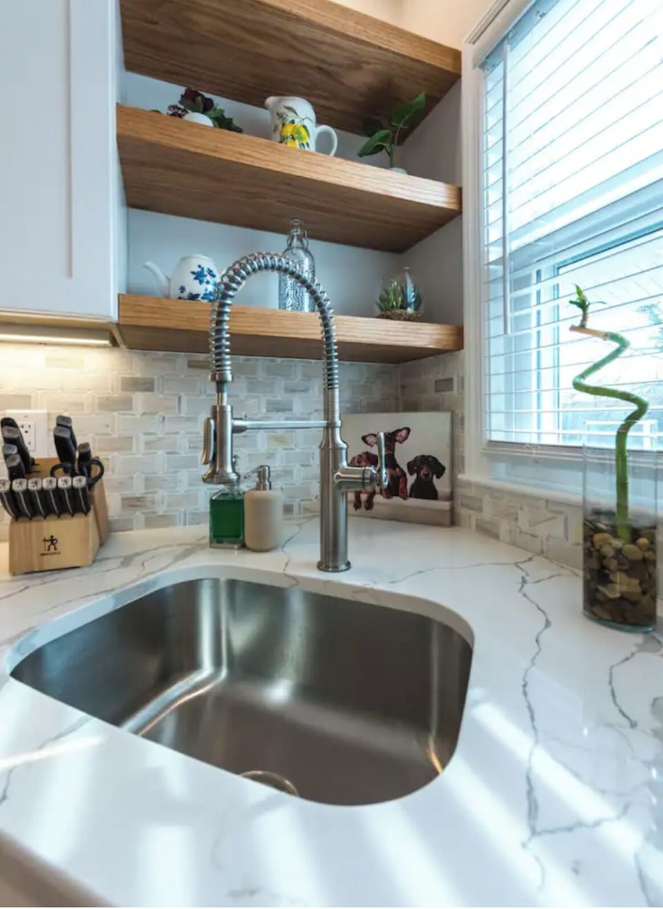 Kitchen boasts brand-new appliances and everything you need to cook a meal.
