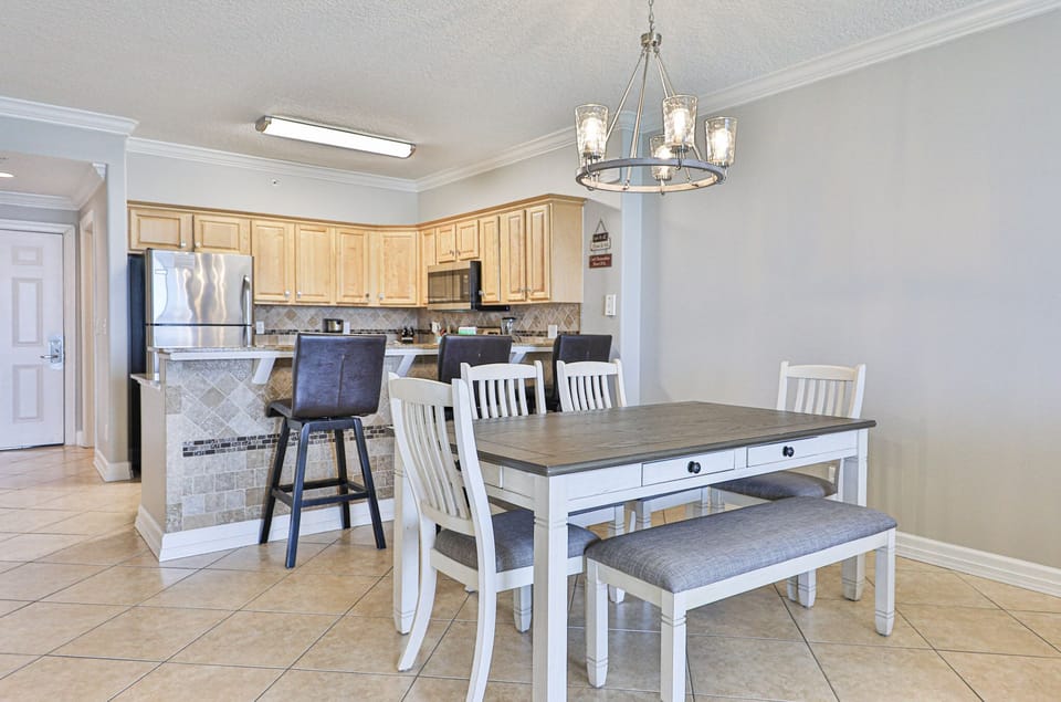 Dining table.