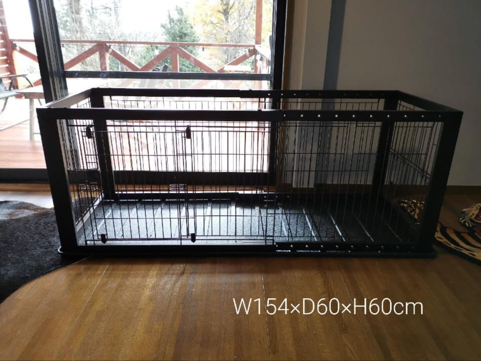 Pet equipment is cage only (please check the size and bring in additional pet equipment if necessary)