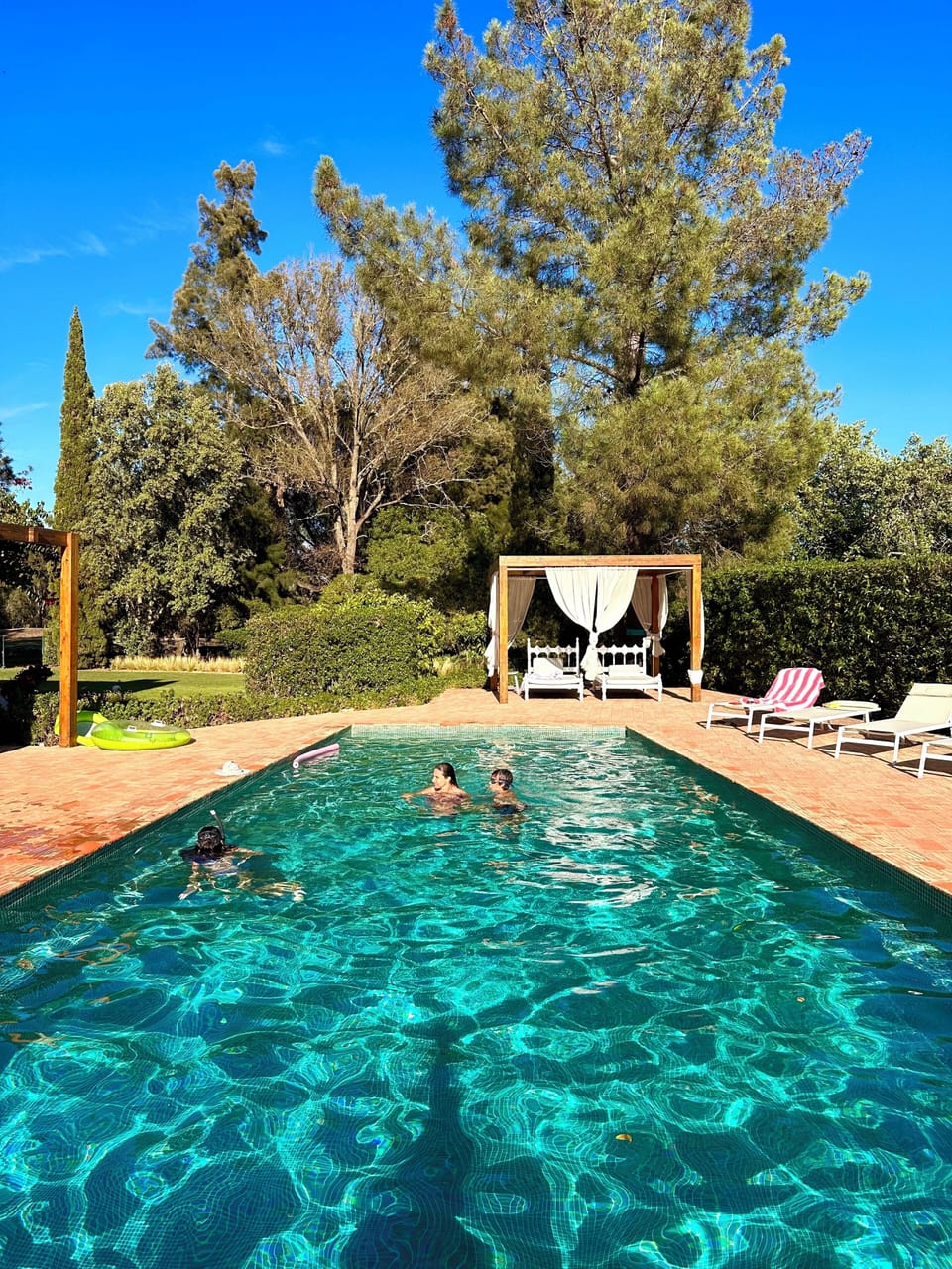 Family pool - large steps, fantastic for kids... great for swimming and play!