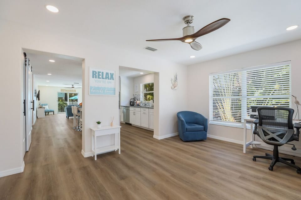 Main entry and home office