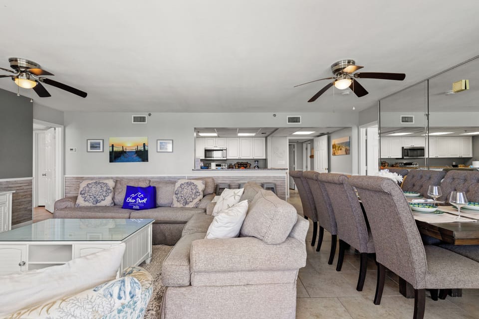Condo, Multiple Beds, Ocean View (Long Beach Resort 2-901) | Living area | 55-inch flat-screen TV with digital channels