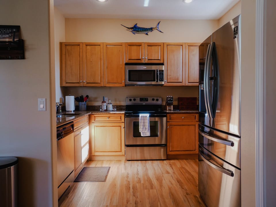 Well stocked kitchen