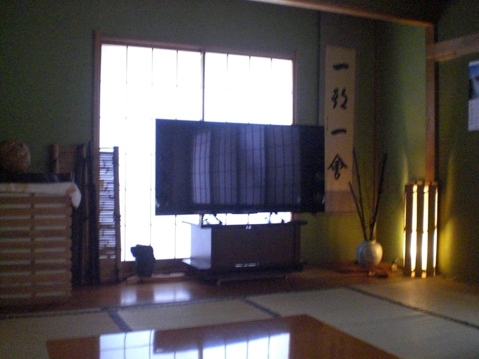 Japanese-style room (with large TV)