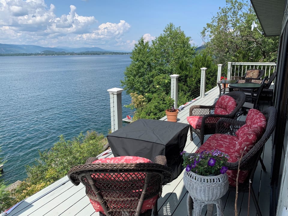 Main deck of the home. You will use it and enjoy it! Fabulous views! 